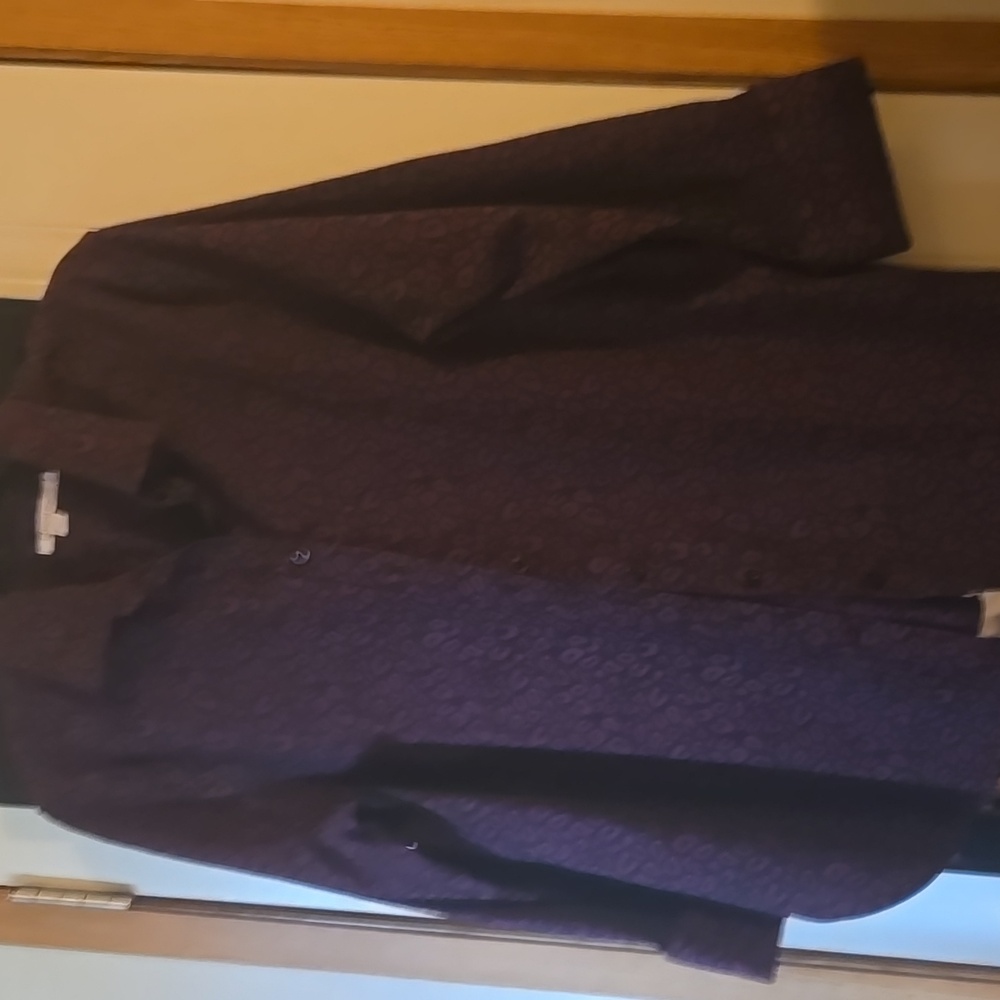 Purple and black chicos long sleeve shirt size 2